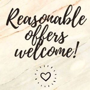 Reasonable offers are always welcome! 🪷